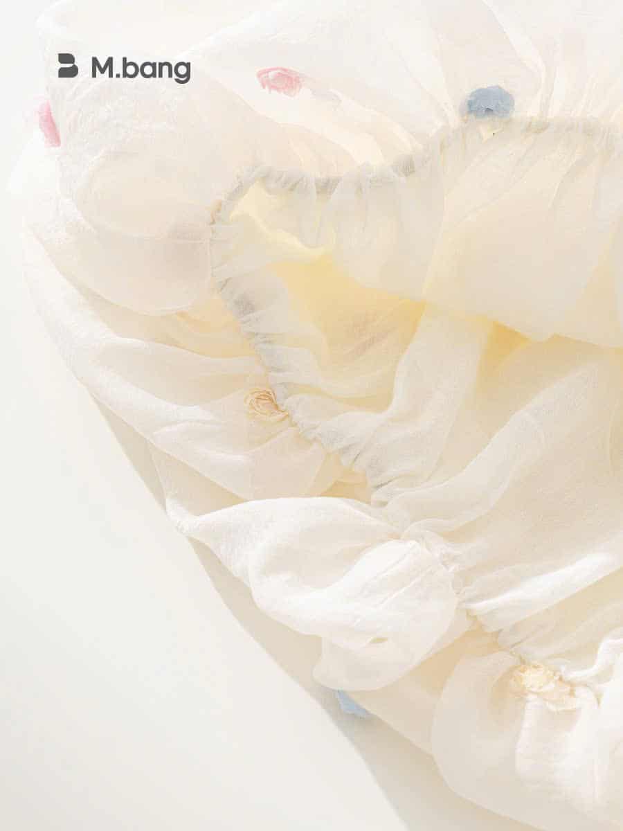 Váy Hai Dây Babydoll Bé Gái Cao Cấp - Họa Tiết Pastel, Thắt Nơ Vai Xinh Xắn (Chuẩn Loại A) Váy Hai Dây Babydoll Bé Gái Cao Cấp - Họa Tiết Pastel, Thắt Nơ Vai Xinh Xắn (Chuẩn Loại A) - Ảnh 3